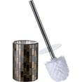 thumbnail image 1 of Whole Housewares Bathroom Toilet Brush Set (Black/Gold), 1 of 4