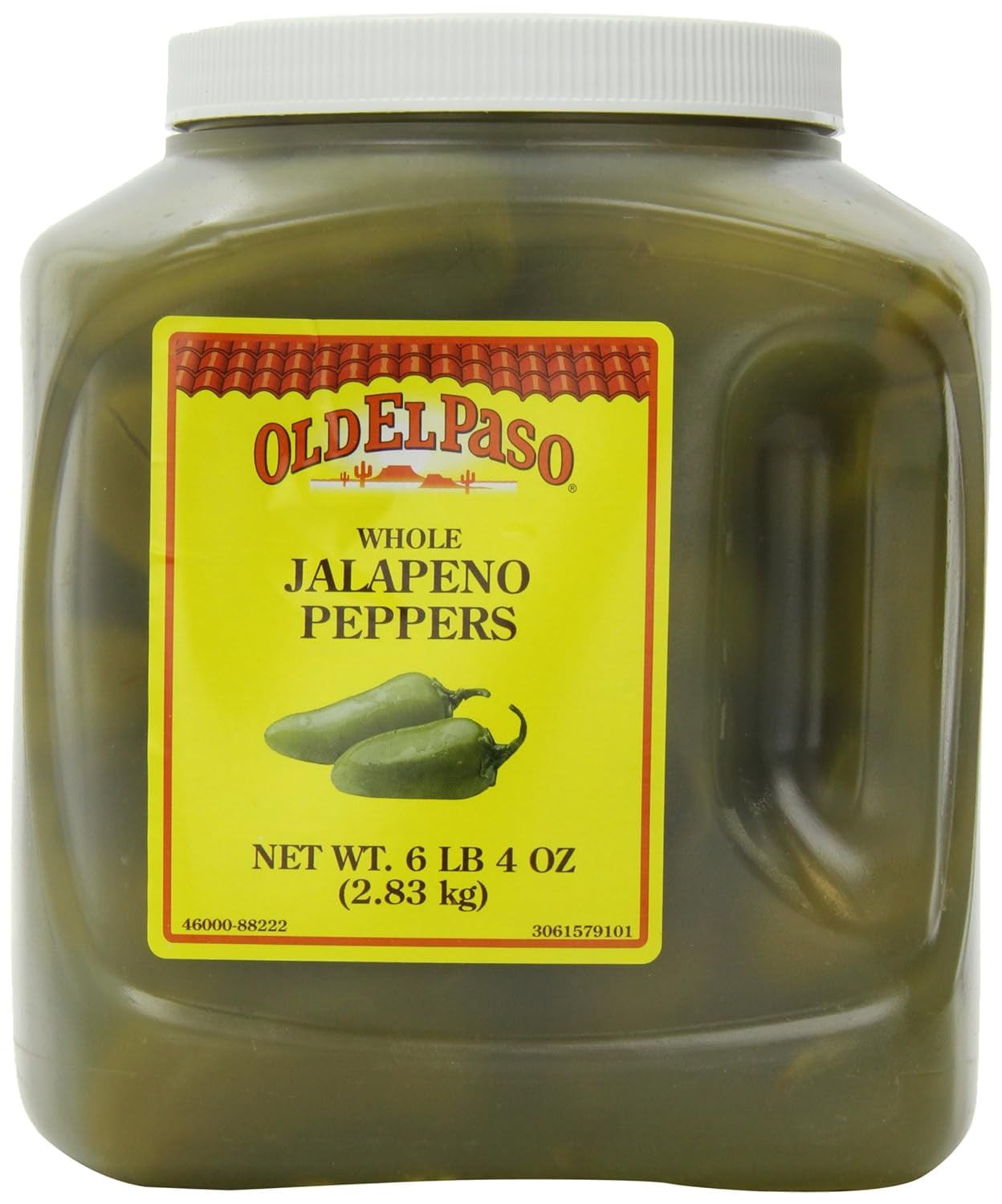 Whole Jalapeno Peppers, 6 Lb 4 Oz Jug