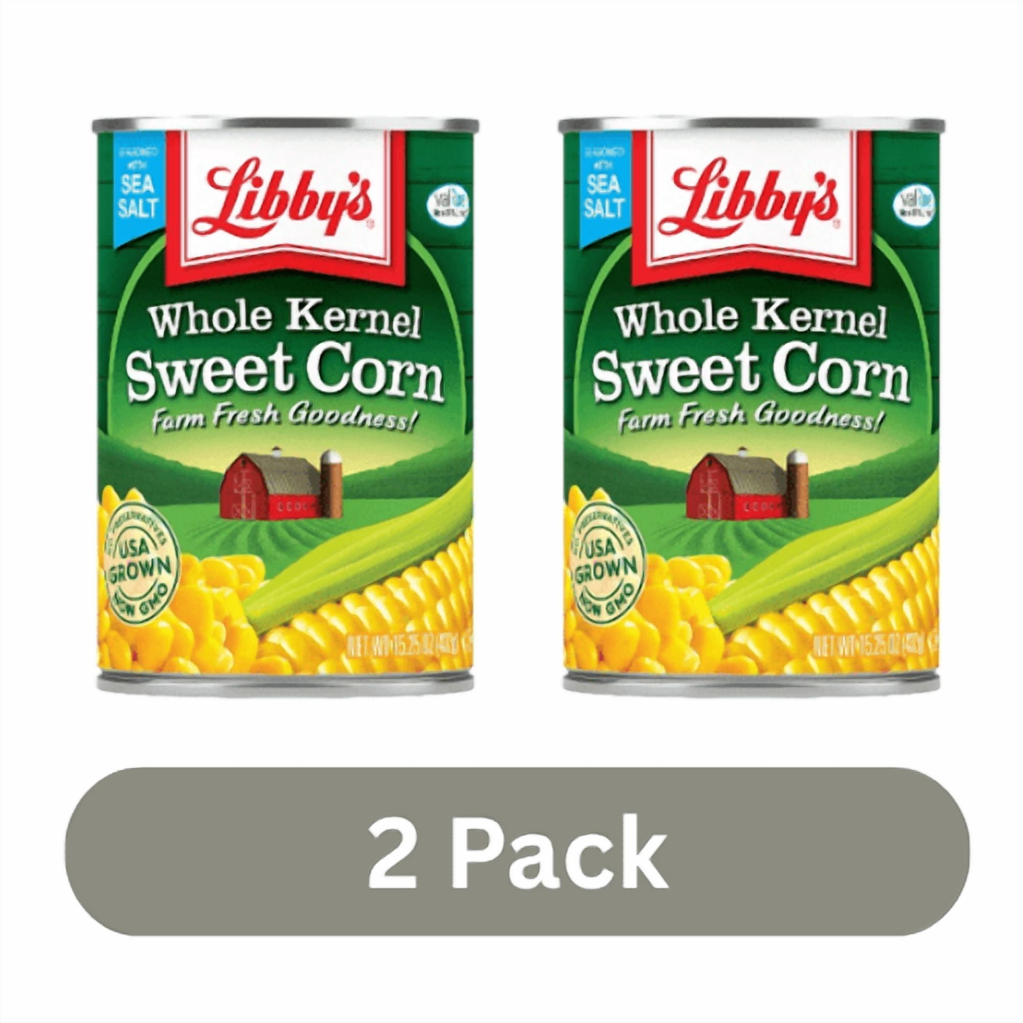 Whole Kernel Sweet Corn, 15.25 Oz (2 Pack) - Walmart.com