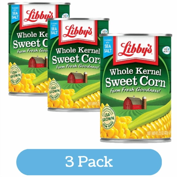 Whole Kernel Sweet Corn, 15.25 Oz (3 Pack)