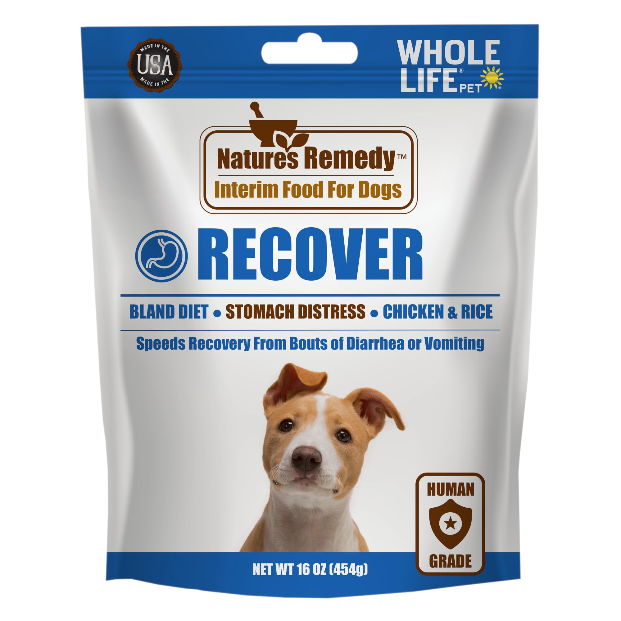 Whole Life Pet Recover. YPF5 Bland Diet for Dogs Vomiting, Stomach