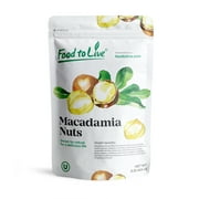 Whole Macadamia Nuts, 1 Pound - Kosher, Raw, Vegan - by Food to Live