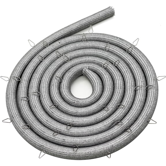 Whole Parts 00486767 Range Oven Door Seal Gasket (Including 33 Mounting Clips) Part# 00486767 - Replacement and Compatible with Some Thermador, Kitchen Aid, Bosch and Kenmore Ranges or Ovens