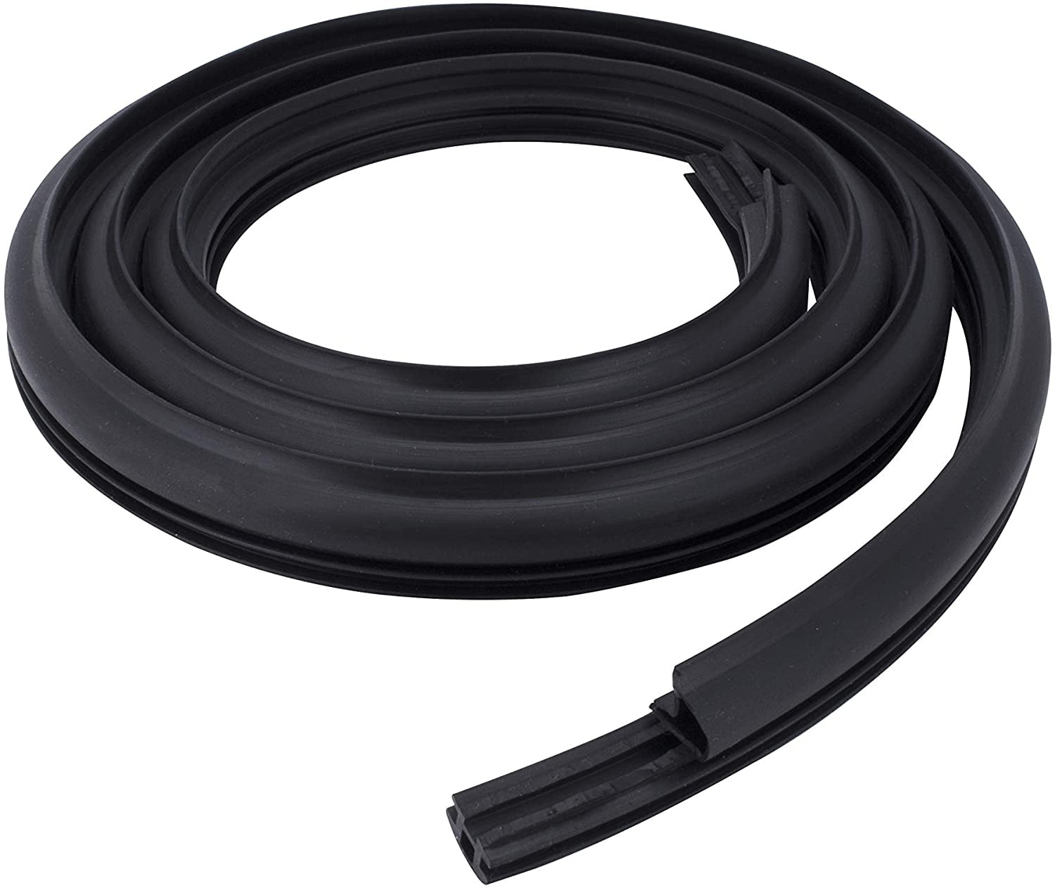 Whole Parts Dishwasher Door Seal (Black) Part # WP99003337 - Replacement & Compatible w/Some Whirlpool Dishwashers