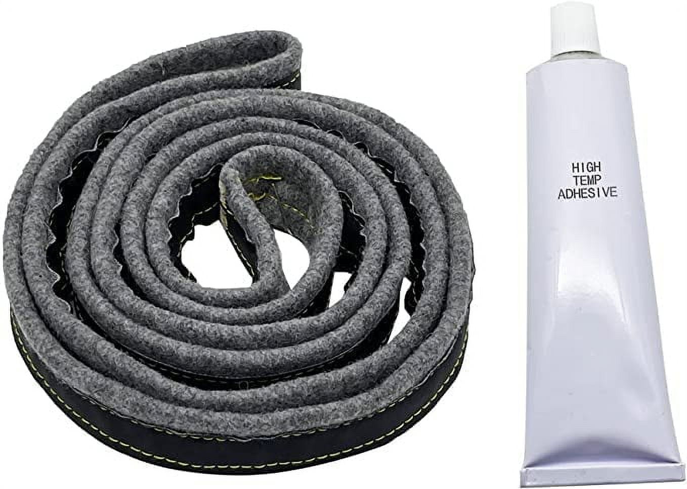 Dryer Drum Felt Gasket KIT Part DC9707618A with High Temp Adhesive for Samsung Dryers