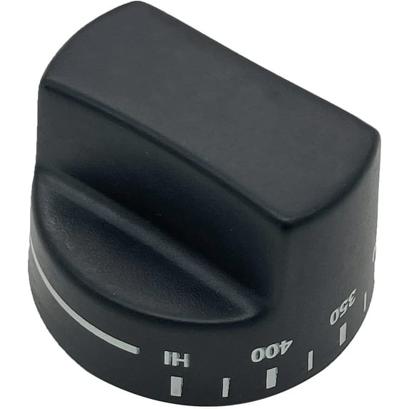 Whole Parts Griddle Knob (Black) Part # PB010103 - Replacement & Compatible With Some Viking Ranges
