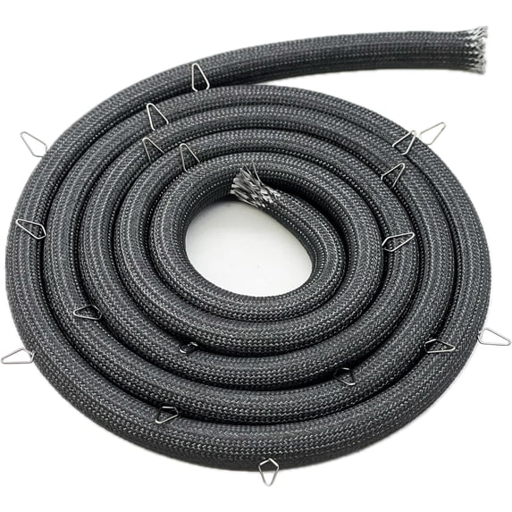 Whole Parts Range Oven Door Seal Gasket (Including 18 Mounting Clips) Part# PB070036 - Replacement and Compatible with Some Viking Ranges or Ovens