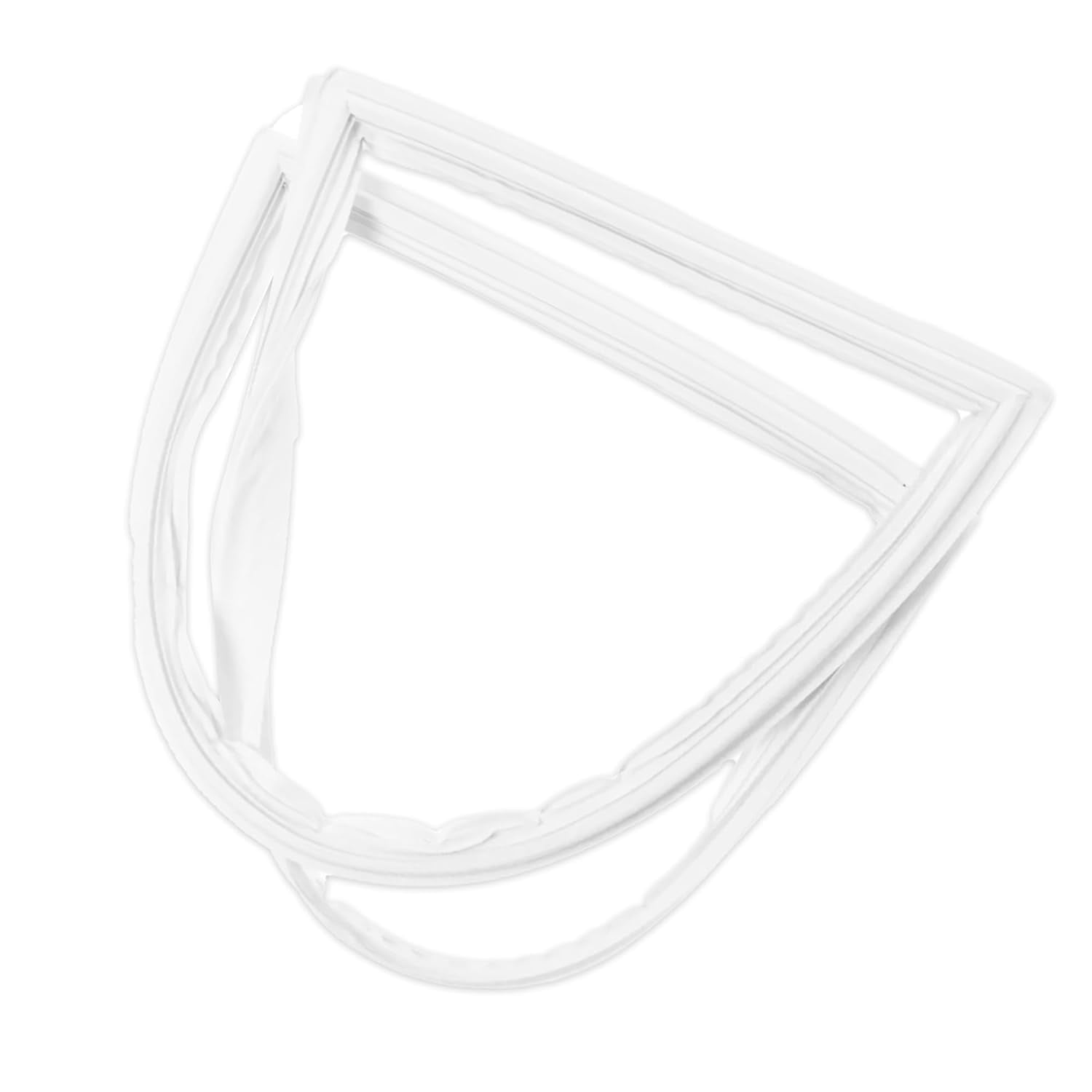 Whole Parts Refrigerator French Seal Gasket with Flap Part# WR14X10238 - Replacement and Compatible with Some GE Refrigerator