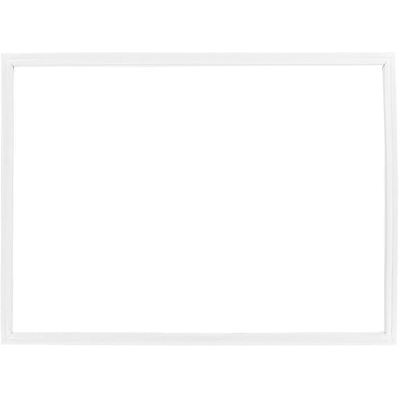Whole Parts Refrigerator Fresh Food Door Gasket Seal (Magnetic Strip Inside, White), Part# WR24X10077 - Replacement & Compatible with Some GE and Hotpoint Refrigerators