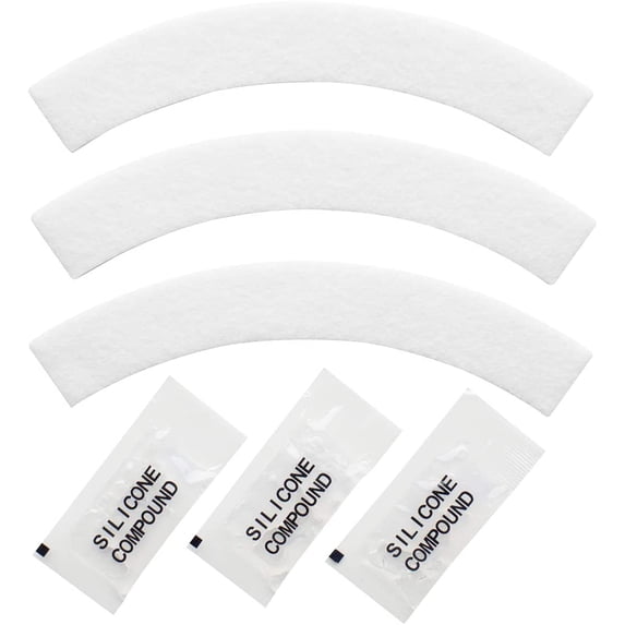 Whole Parts Washer/Dryer Damper Pad Kit Part # 203956 - Replacement & Compatible With Some Maytag, Admiral, Whirlpool Washing Machines