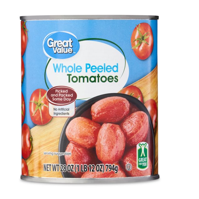 Whole Peeled Tomatoes, 28 oz