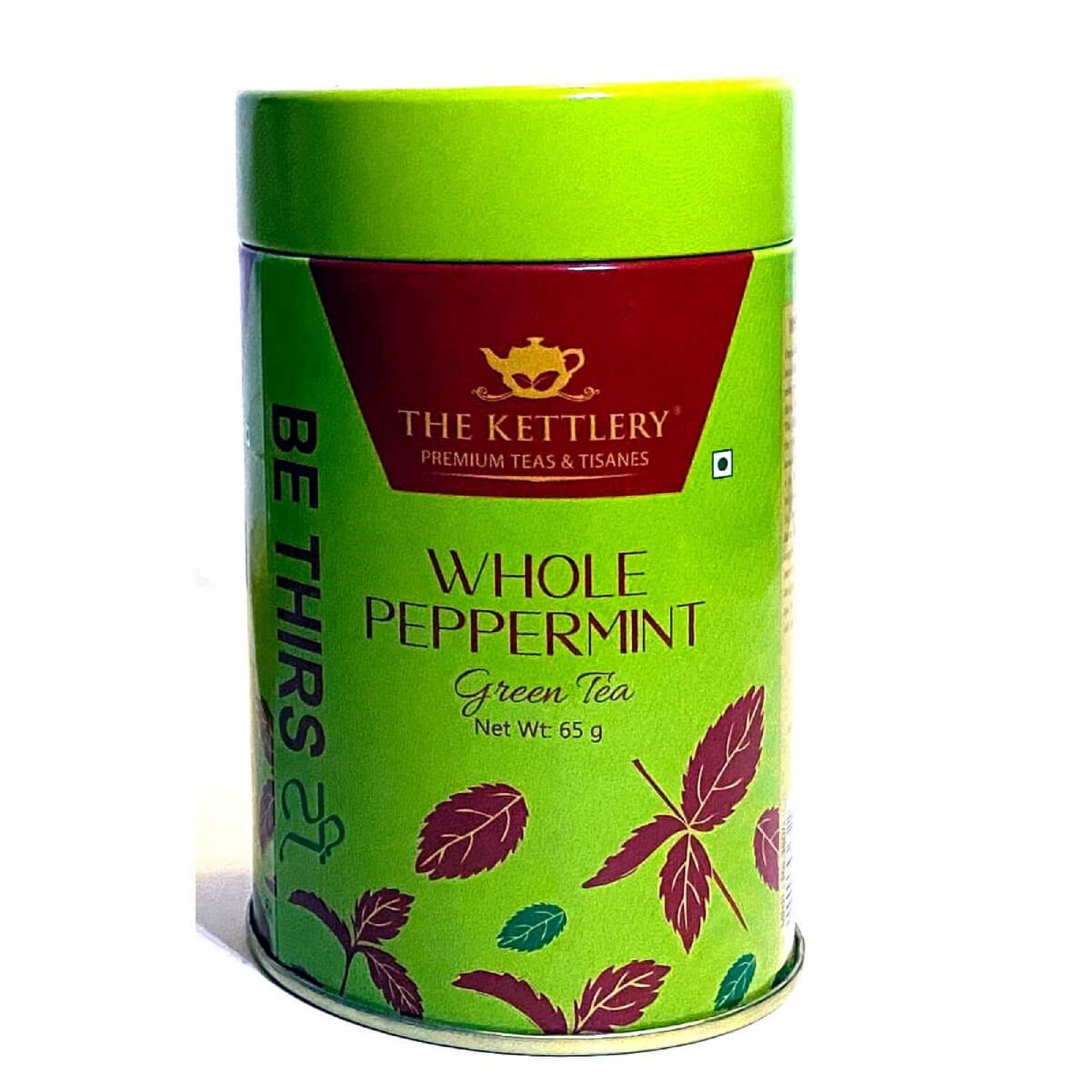 Whole Peppermint Green Tea (Pack of 2 tins)