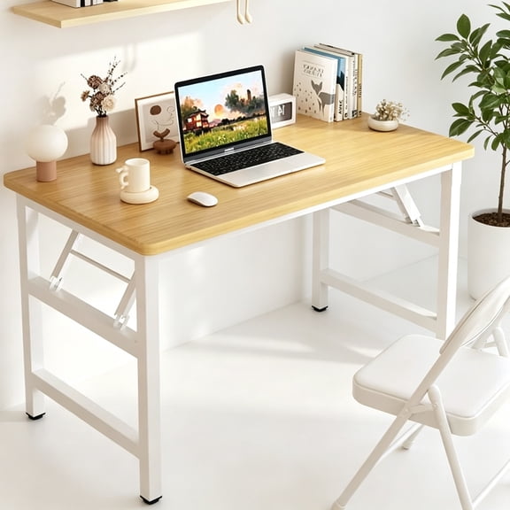 Whole-Piece Particle Board Table Top for Standing Desk and Home Office Desk DIY, 60x24x1 Inch Maple Desk Top