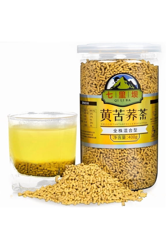 Whole Plant Tartary Buckwheat Tea 400g(0.88LB) Quanzhukuqiaocha Herbal Tea Health Care