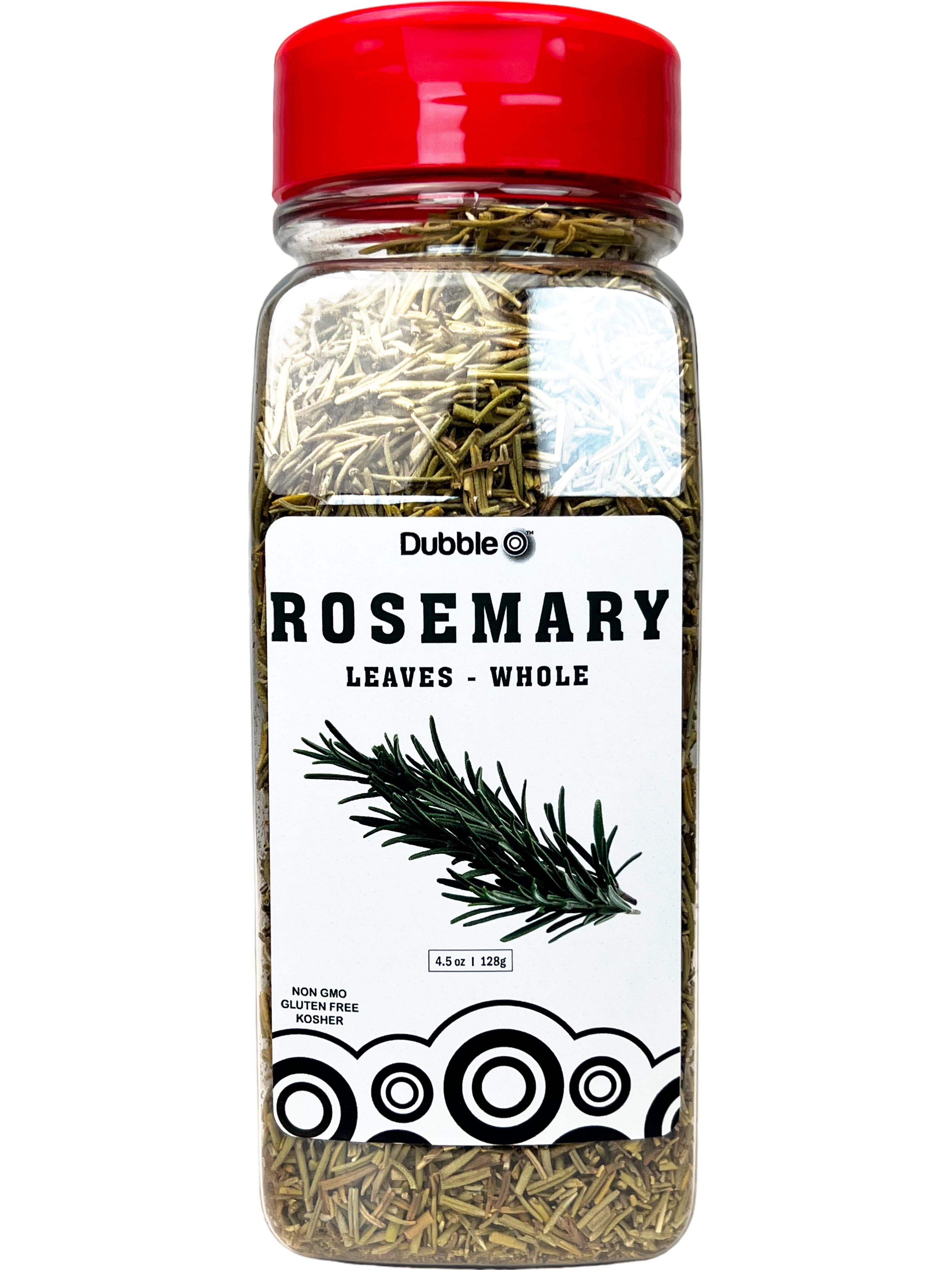 Whole Rosemary Leaves Sprigs 4.5 oz. Non GMO, Kosher, Halal, and