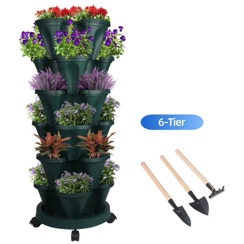 Whole Sale Deals Spring Gardening Special: Dual Stackable Planters with ...