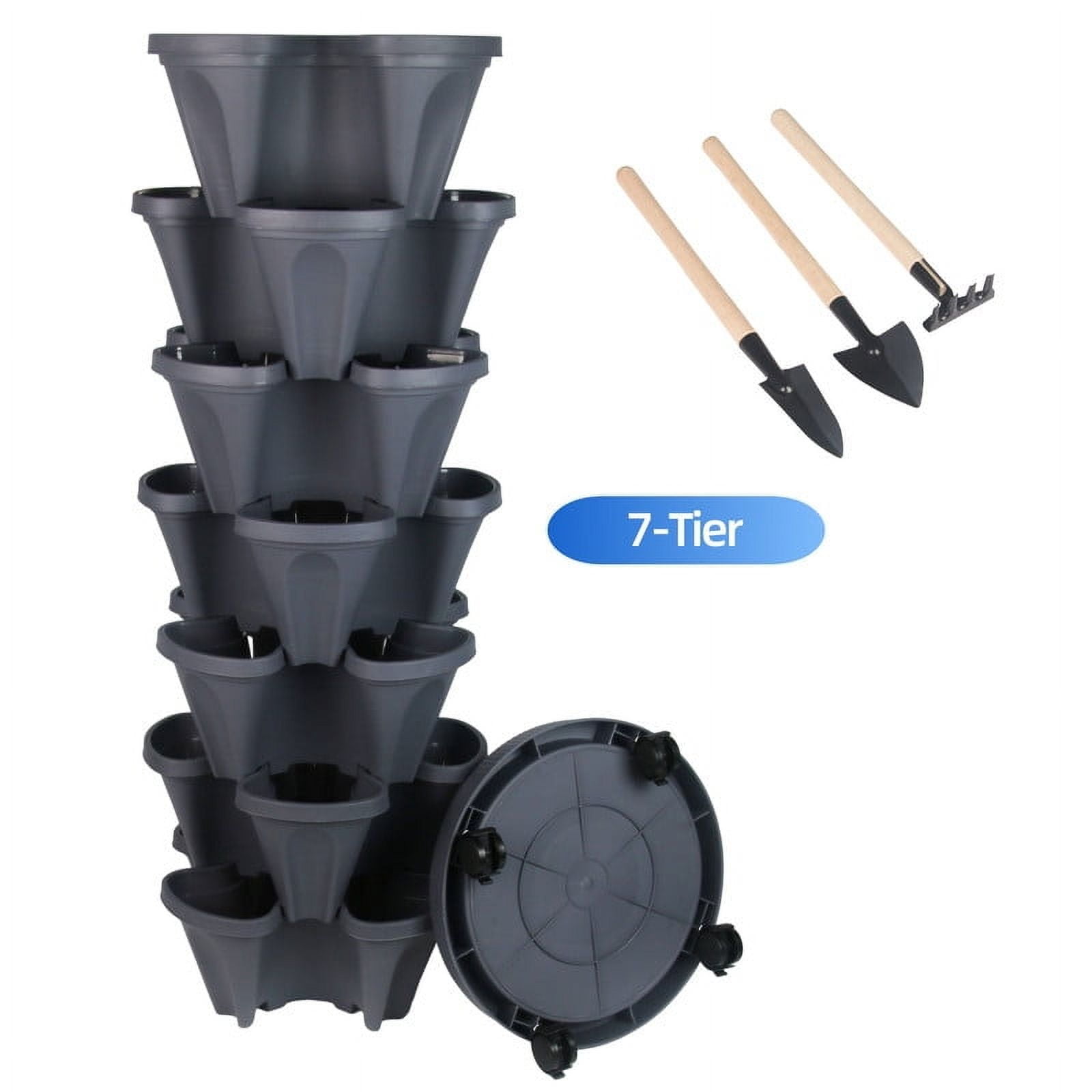 Fresh Look at Whole Sale Deals Vertical Garden Kit 7 Tier Stackable Planter