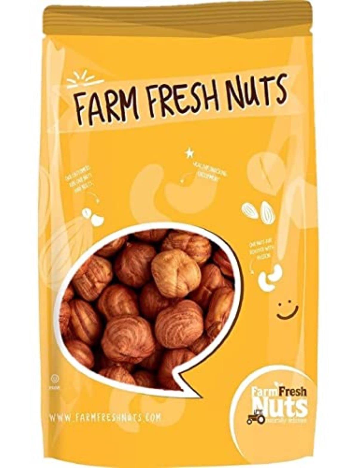 Whole Shelled TI12 Raw Filberts Oregon Hazelnuts by Farm Fresh Nuts