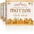 Whole Wheat 10.5 oz Matzo Thins (3 Pack) Jerusalem Baked, Thin, Crisp