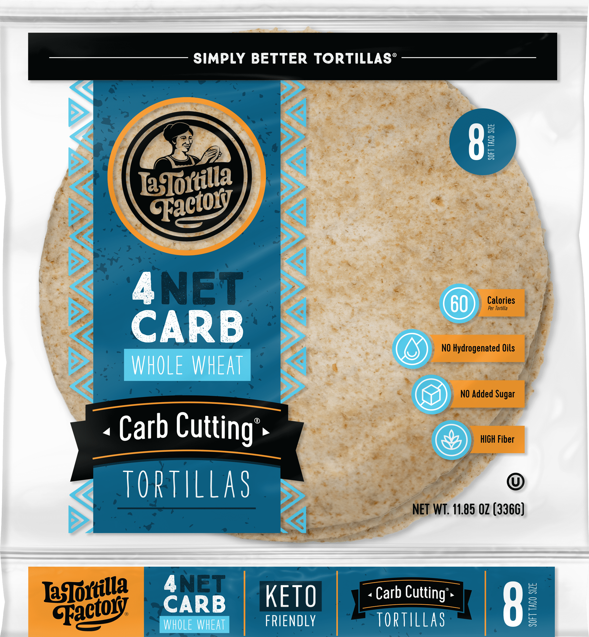 Whole Wheat Low Carb Tortilla