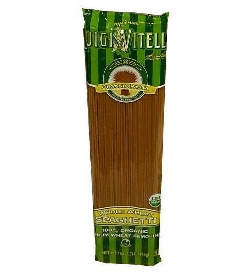 Whole Wheat Organic Spaghetti (Luigi Vitelli) 16 oz (454g)