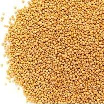 Whole Yellow Mustard Seeds All Natural by Its Delish, 1 lb 16 Oz Bag