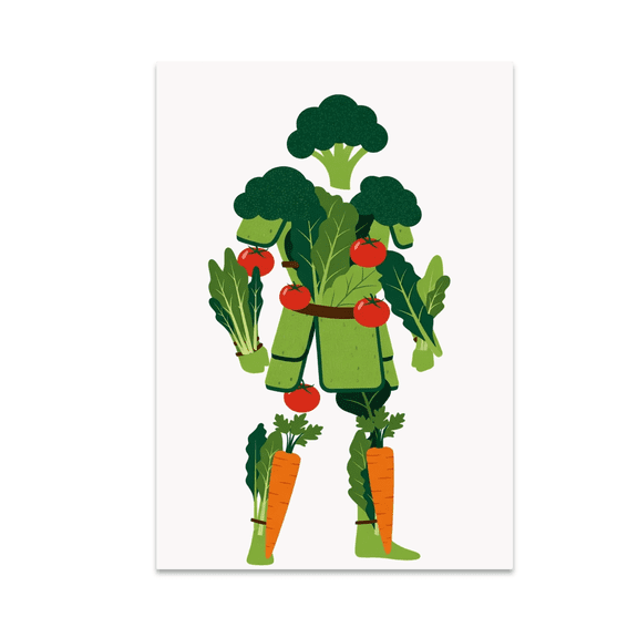 Whole30 Warrior in Training Poster - Fitness Enthusiast - 13x19 Poster Print