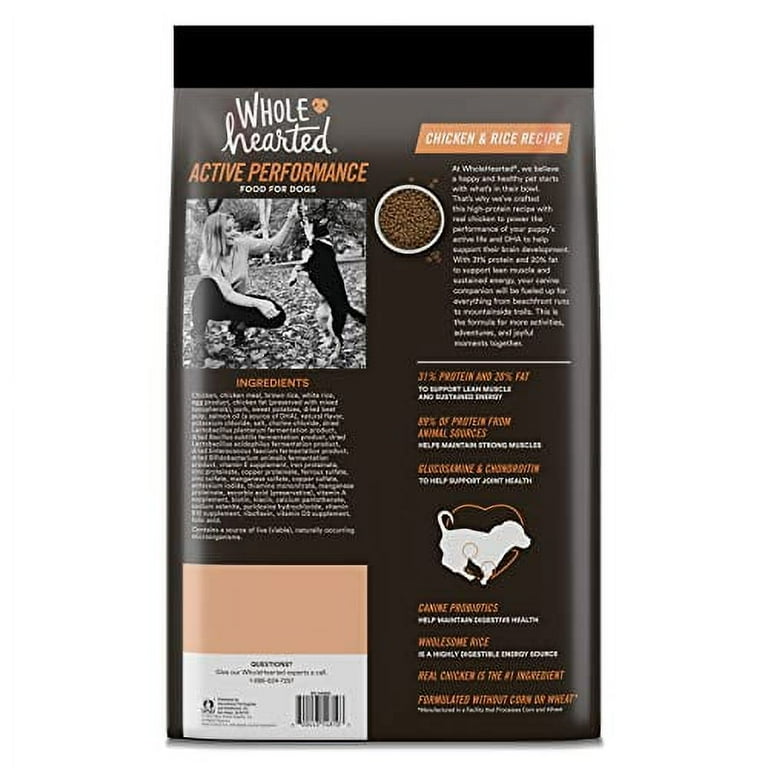 Wholehearted limited ingredient dog food outlet reviews