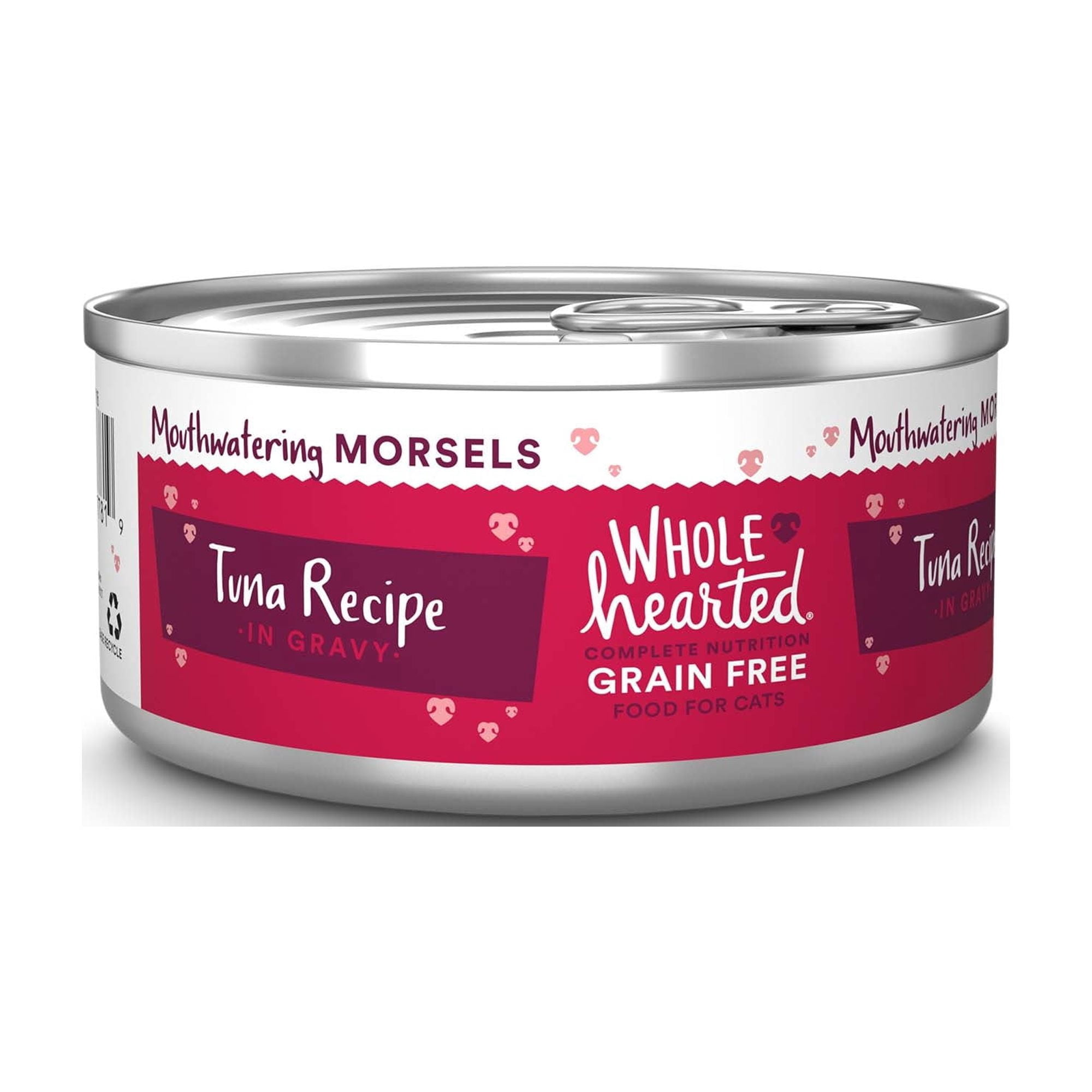 63 12 WholeHearted All Life Stages Grain-Free Tuna Recipe Morsels in Gravy ...
