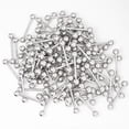 thumbnail image 1 of Wholesale 100 Straight Piercing Barbells 14G 5/8 Steel Nipple Ring Tongue Bridge, 1 of 5