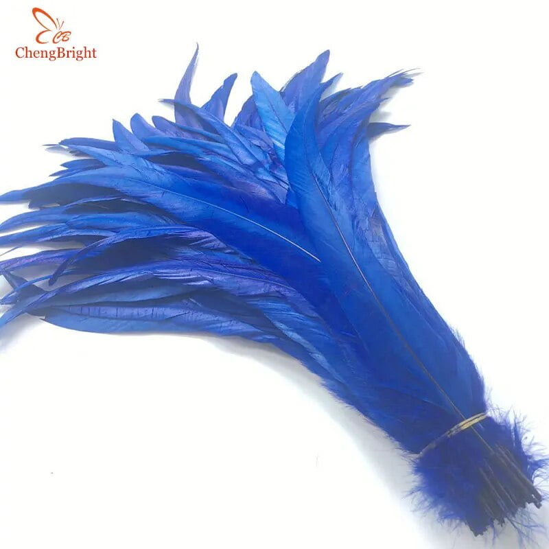 Wholesale 100PCS 30-35CM Natural Rooster tail Feathers For Decoration ...