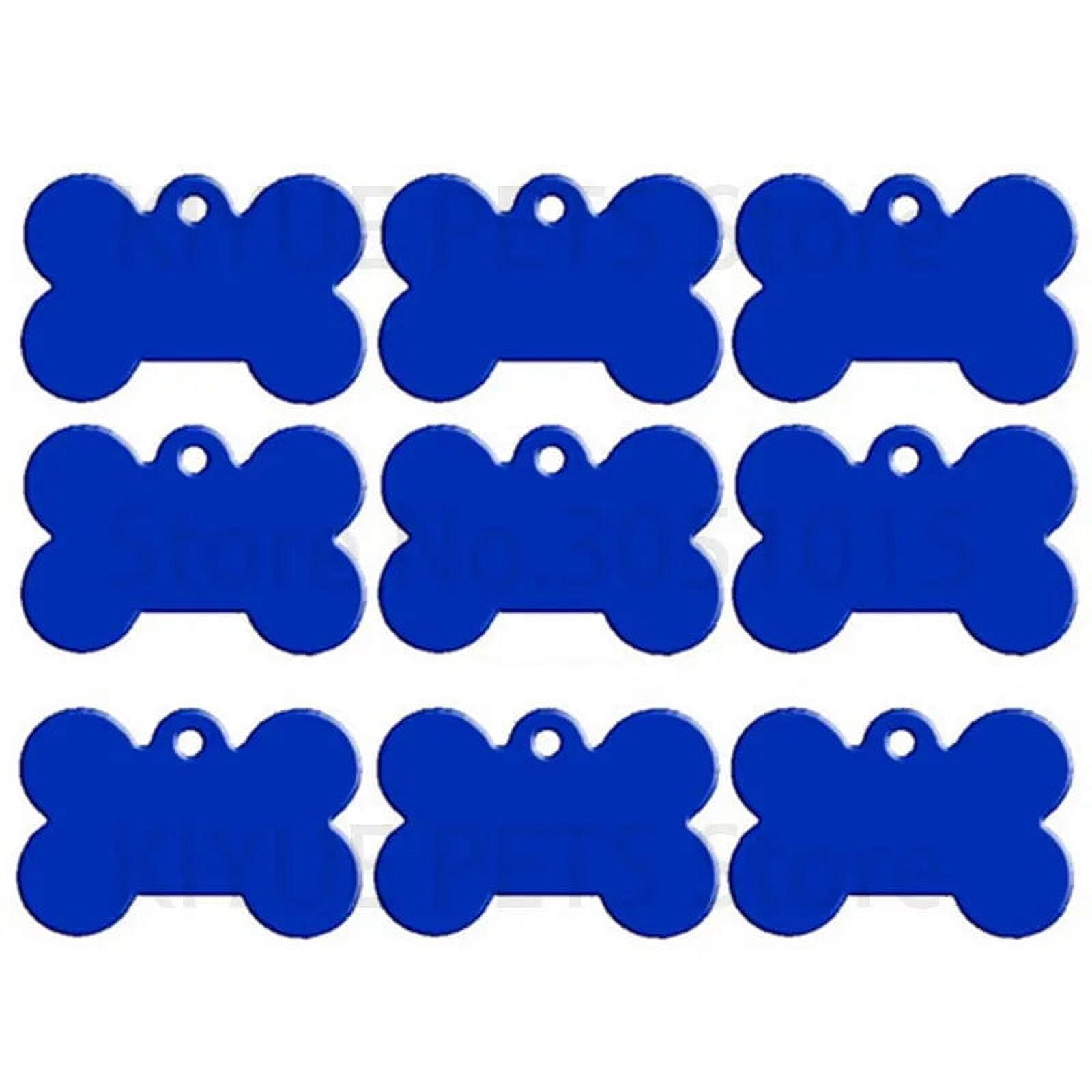 Wholesale 100Pcs Dog ID Tags Laser Engraving Bone Tags Name Plate