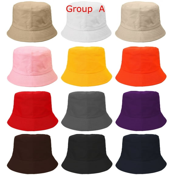 Wholesale 12-Pack Assorted Bucket Hat For Men Women Summer Travel Beach Outdoor Trendy Hat - Group A