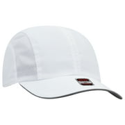 Wholesale 12 x OTTO CAP Reflective 6 Panel Running Hat (016 - White) (OSFM - Adult)
