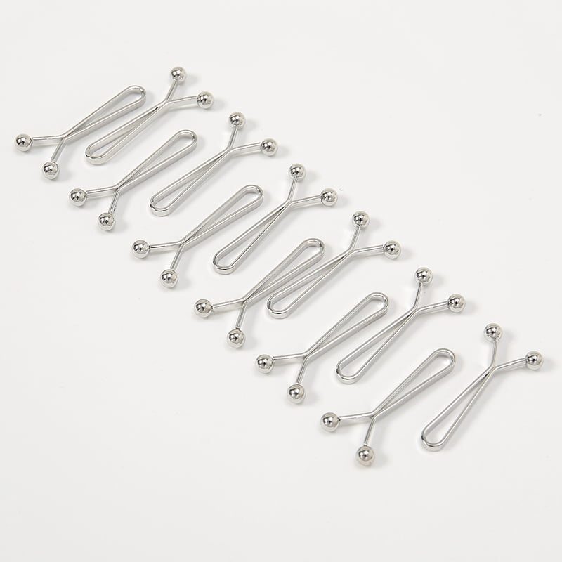 Wholesale 12pcs/Bag Scarf Clip Brooch Pins Solid Color Decorated