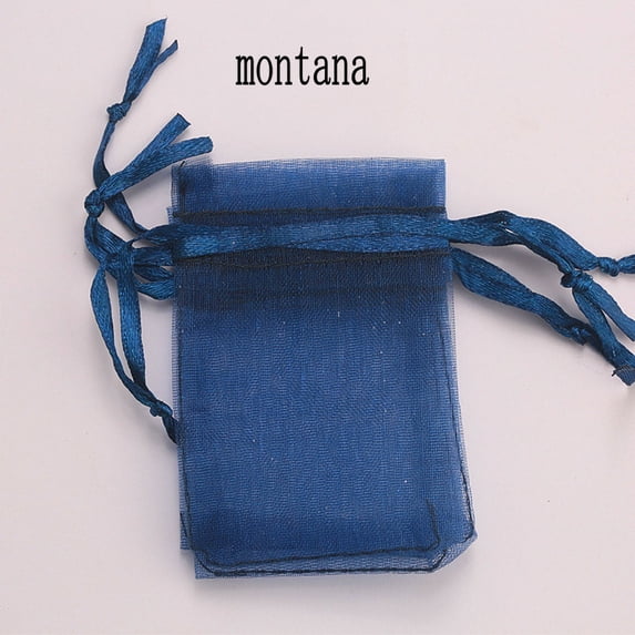 Wholesale 16 color 100pcs/lot 9*12cm organza Christmas wedding gift bags candy bag jewelry packing drawable organza bags&pouch montana