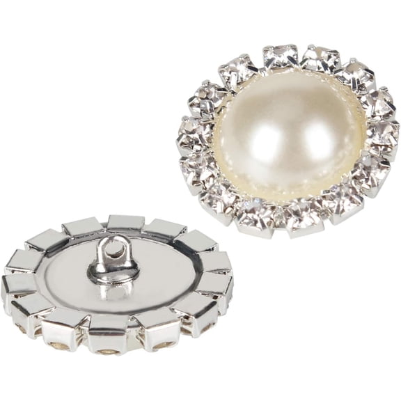 Wholesale 20 count 18MM Retro  Round   Faux  Rhinestone Buttons Sew Bulk (Shank)