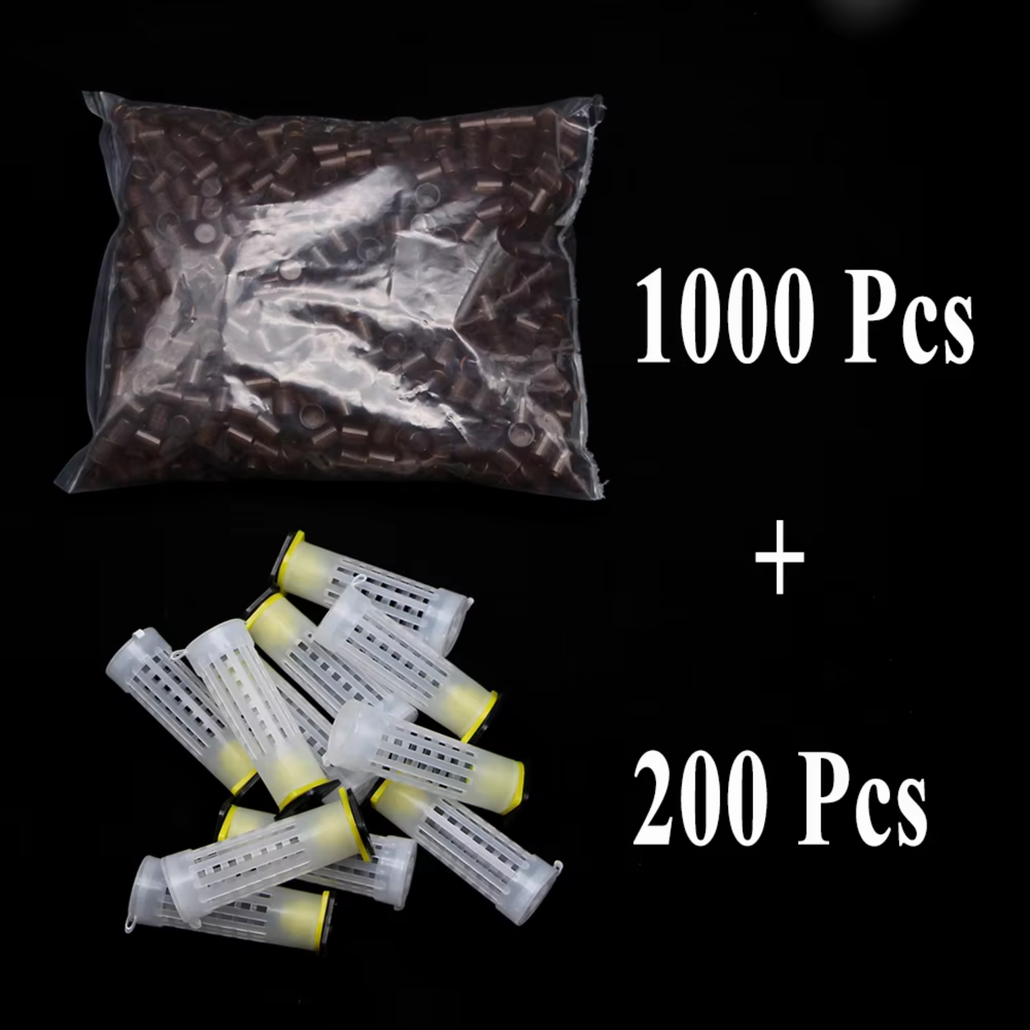 Wholesale 200PCS Brown Cel Plastic Protective Cover Cage for Queen