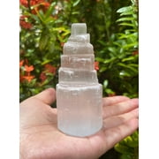Wholesale 4 Selenite Skyscraper Tower, Selenite Skyscraper, Selenite Point, Gypsum Crystal, Healing Crystals 1 tower