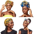 thumbnail image 1 of Wholesale  (Bulk) Ankara/Bogolan/Kente Headwrap, Kiddie (Small)"45*11" Inches., 1 of 5