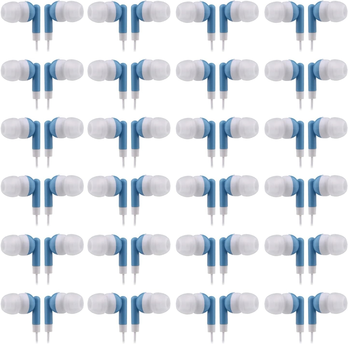 Wholesale Bulk Earbuds Headphones Individually Bagged 100 Pack for