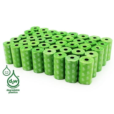 Wholesale Bulk EcoJeannie Biodegradable Dog Poop bags, d2W for Fast Degradation and BPA Free, Lavender Scented (40 Rolls/ 800 Bags)