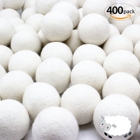 Wholesale Bulk Laundry Wool Dryer Balls - 100% New Zealand Wool, 400 Count