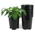 Wholesale Bulk Nursery Pot Black Plastic Planters 30Pack 1 Gallon Pots