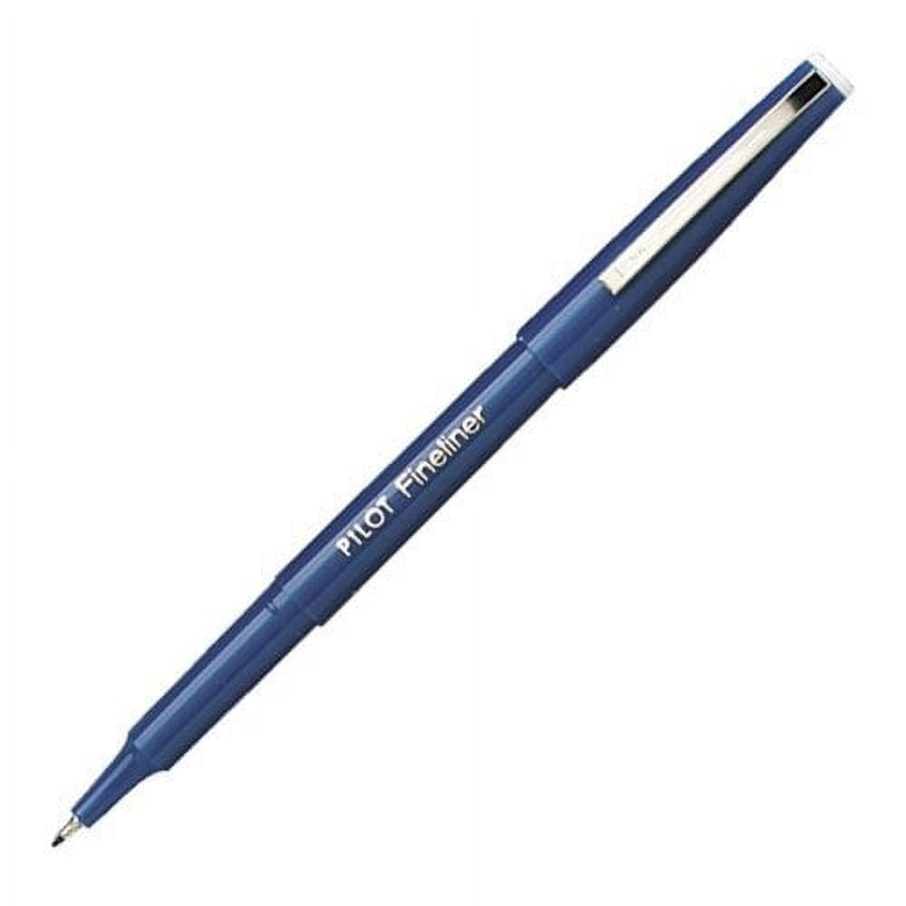 Wholesale CASE of 25 - Pilot Fineliner Markers-Fineliner Marker, Airtight Cap, Fine Point, Blue Ink