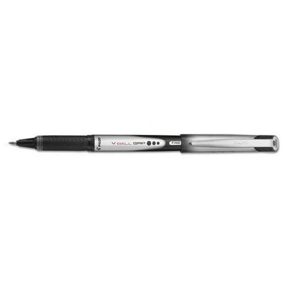Wholesale CASE of 25 - Pilot V-Ball Grip Liquid Ink Rollerball Pens-Liquid Rollerball Pen, Nonrefillable, Fine, Black