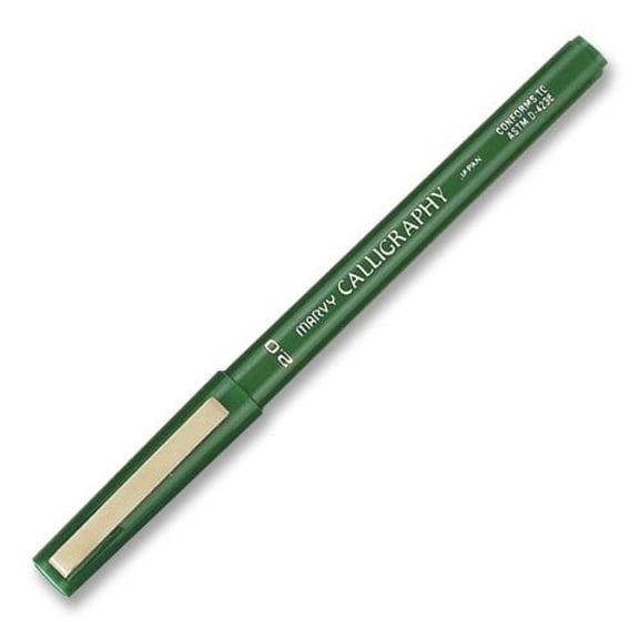 Wholesale CASE of 25 - Uchida Deco Color Fine Point Calligraphy Marker-Calligraphy Marker, Fine Point, 2.0mm, Green