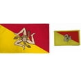 thumbnail image 1 of Wholesale Combo Set Sicily Country 3x5 3’x5’ Flag and 2"x3" Patch, 1 of 1