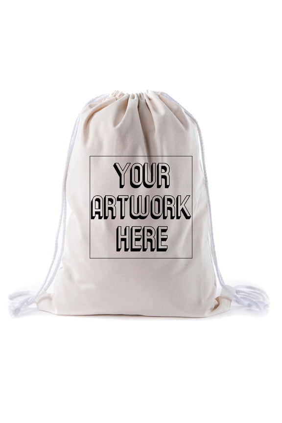 Wholesale Custom Drawstring Backpacks, Personalized Promotional Cotton Bags