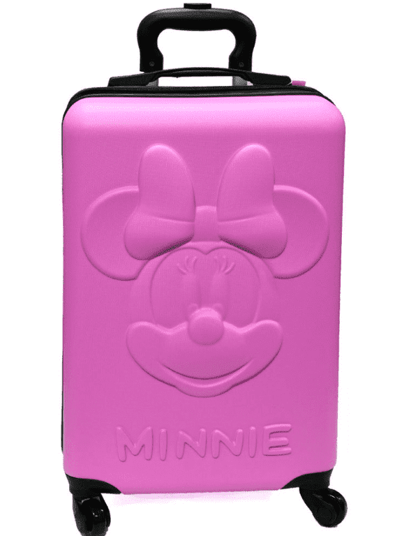 Wholesale Disney Minnie Mouse 18-Inch Molded Hard-Sided Kids Carry-On Spinner Luggage